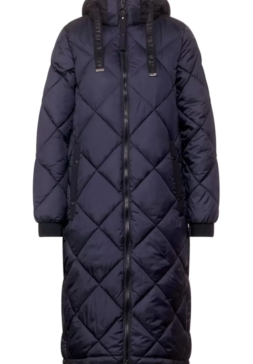 Longjacke Mit Zipperdetails