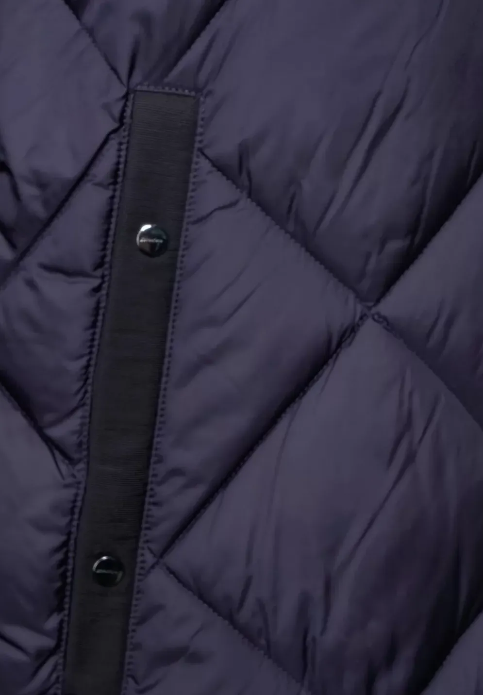 Longjacke Mit Zipperdetails