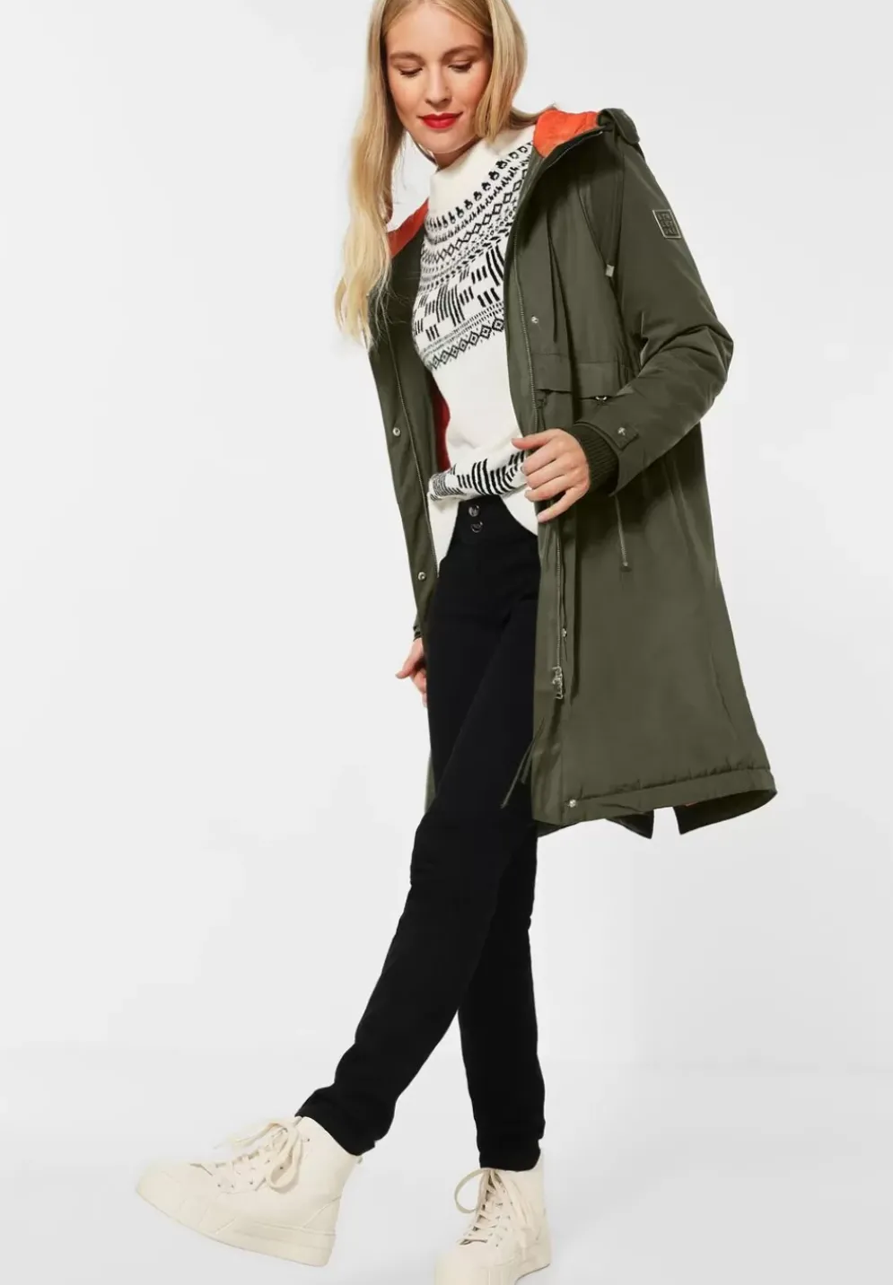 Longparka Mit 2-Wege Zipper