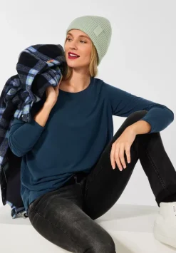 Longshirt In Seidenoptik