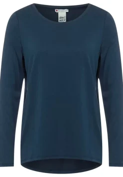 Longshirt In Seidenoptik