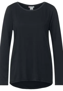 Longshirt In Seidenoptik