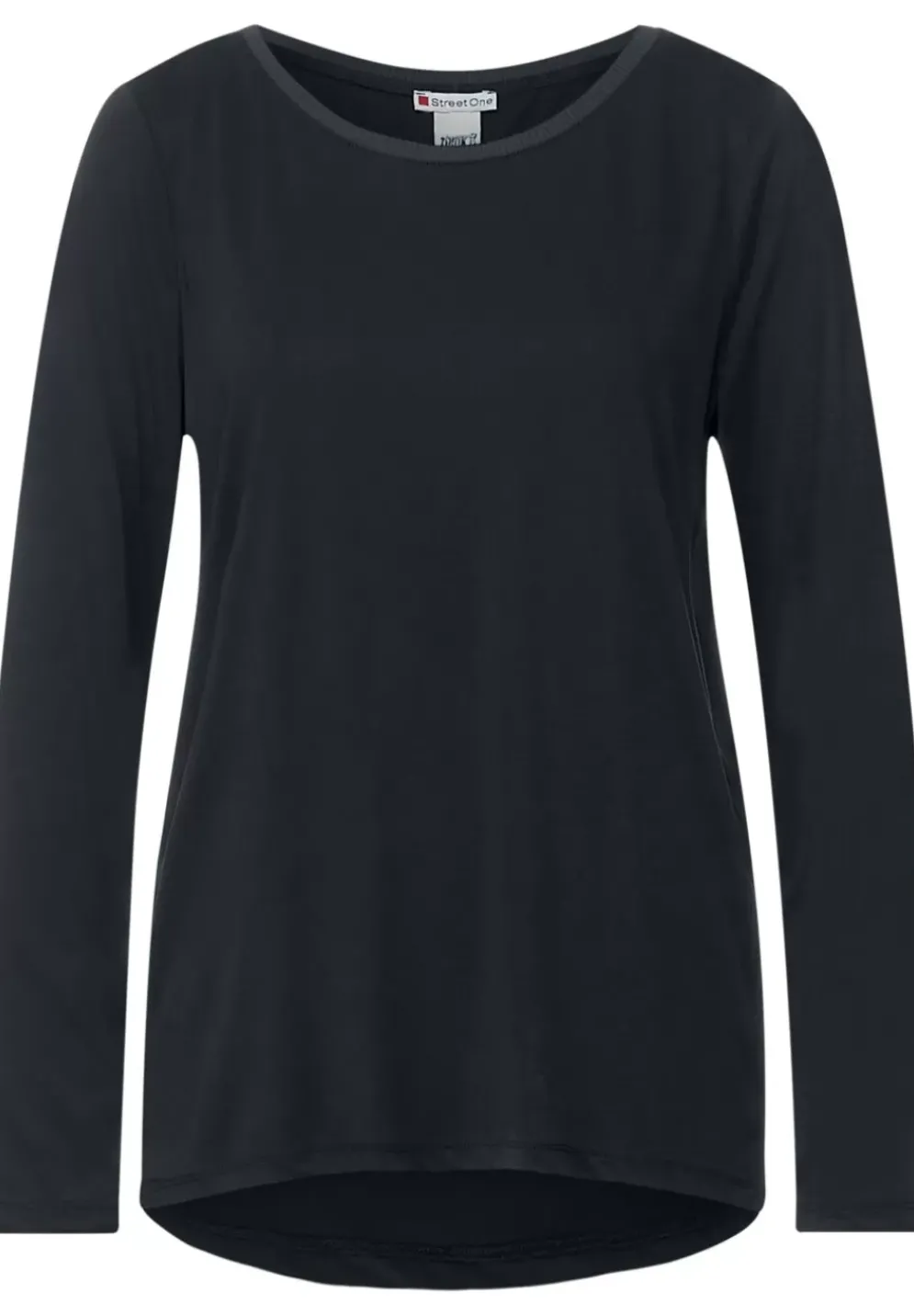 Longshirt In Seidenoptik