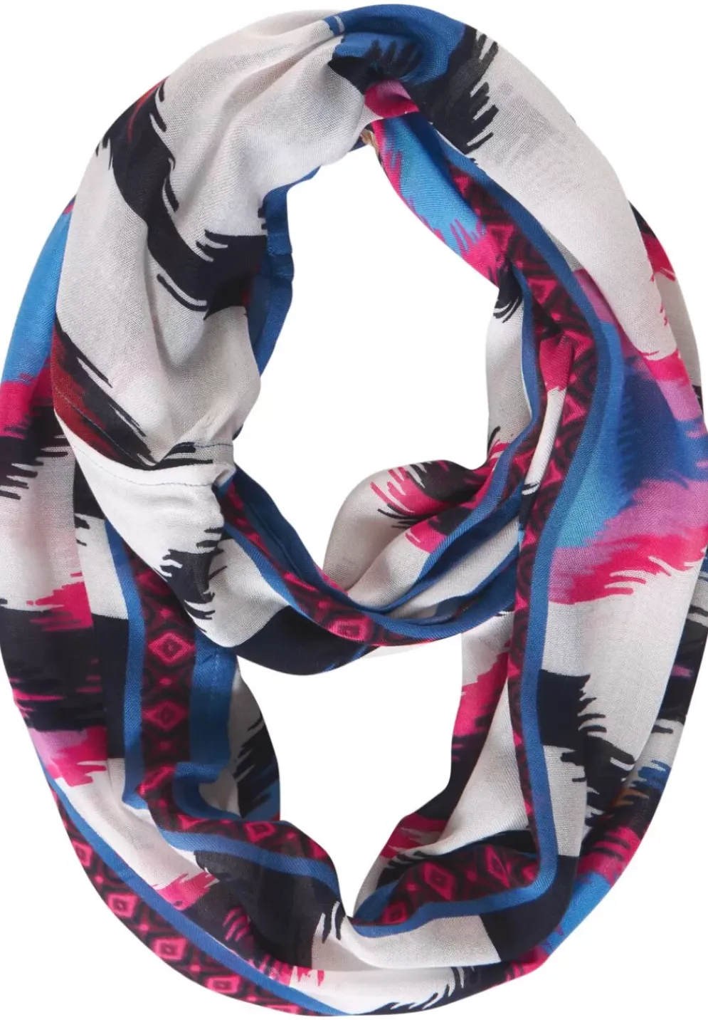 Loopschal Im Multicolorprint