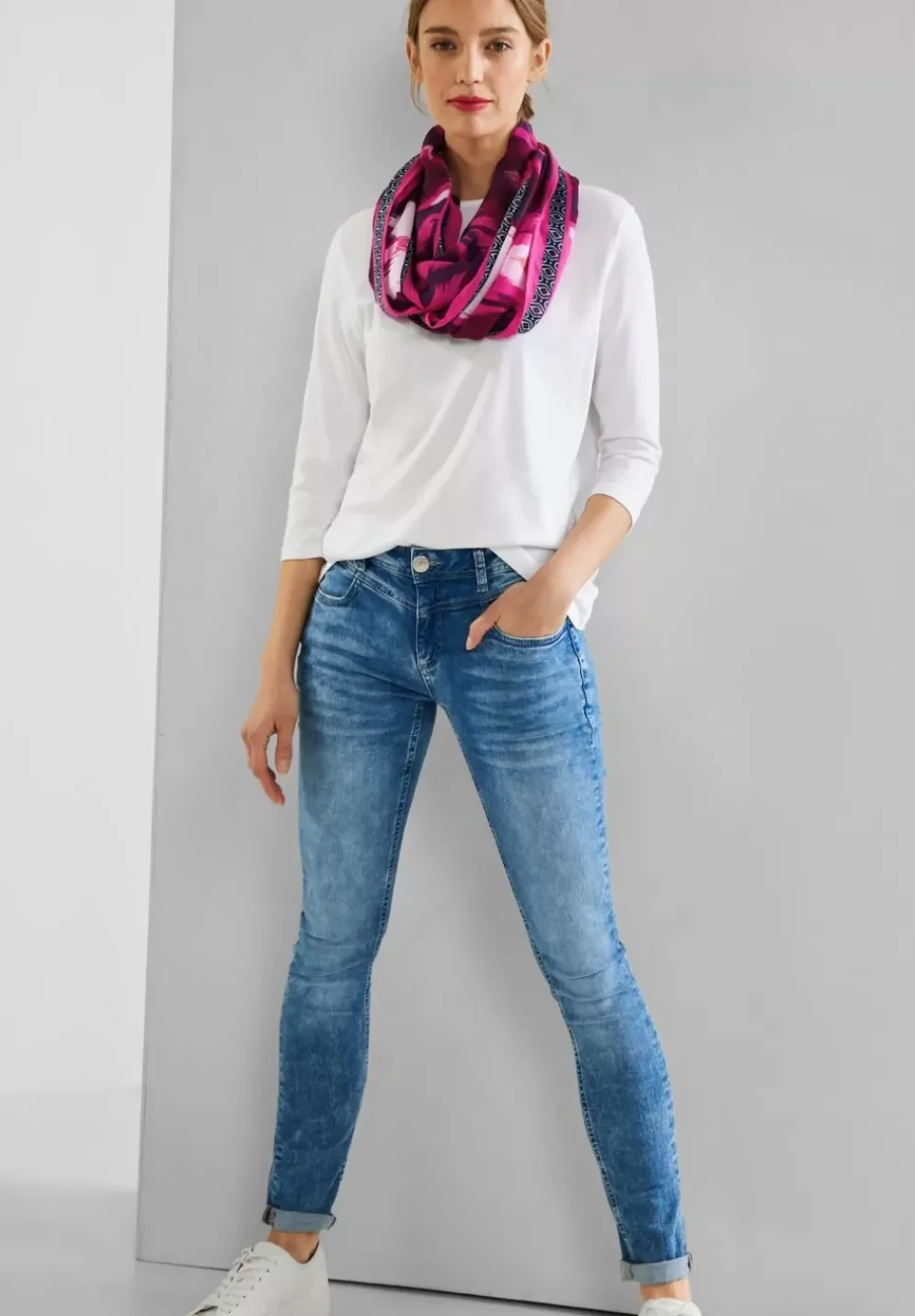 Loopschal Im Multicolorprint