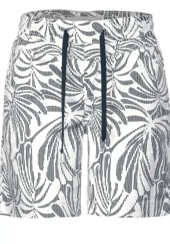Loose Fit Bermuda Mit Print