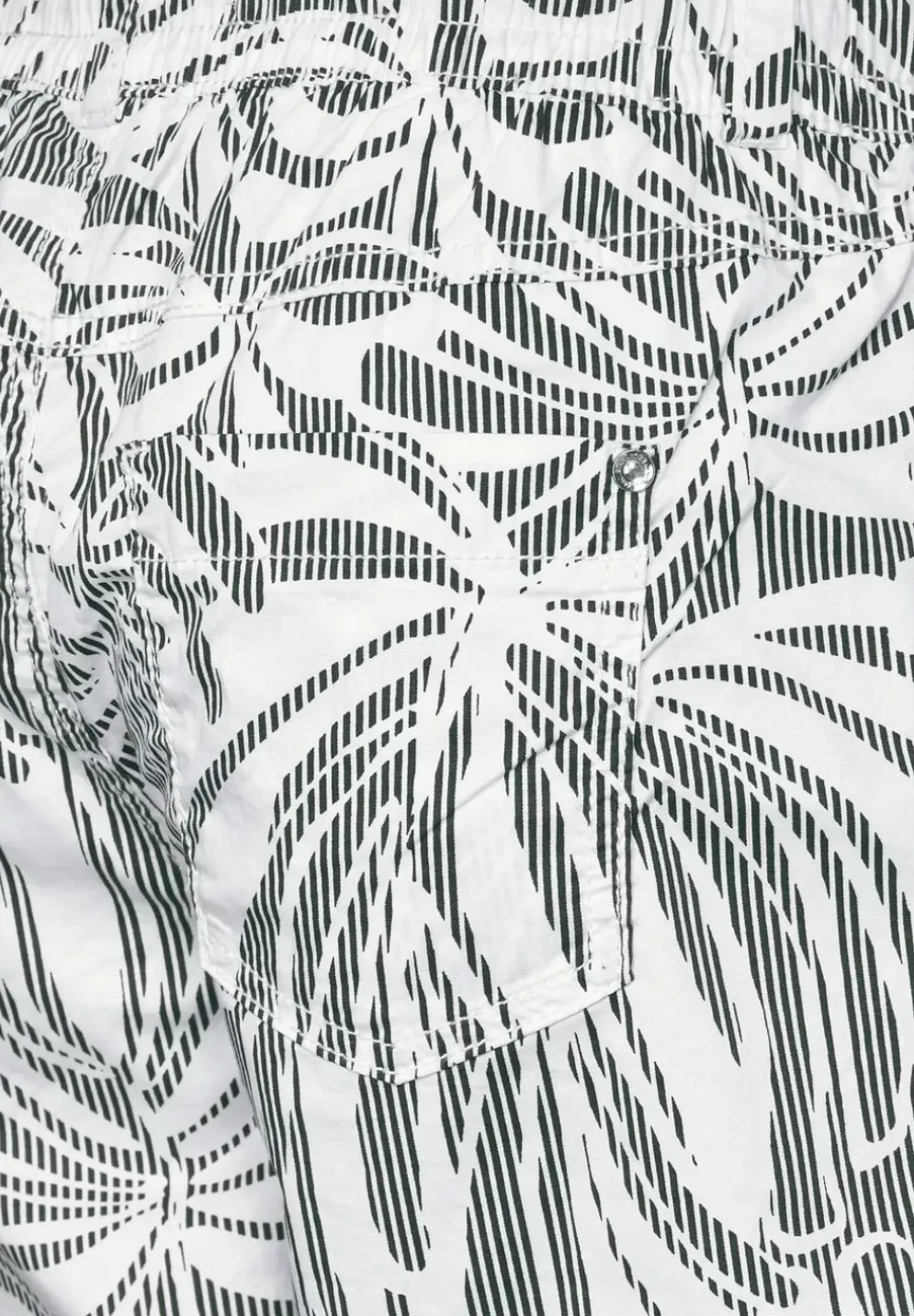 Loose Fit Bermuda Mit Print