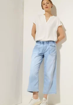 Loose Fit Culotte Jeans