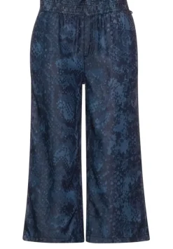 Loose Fit Denim-Culotte