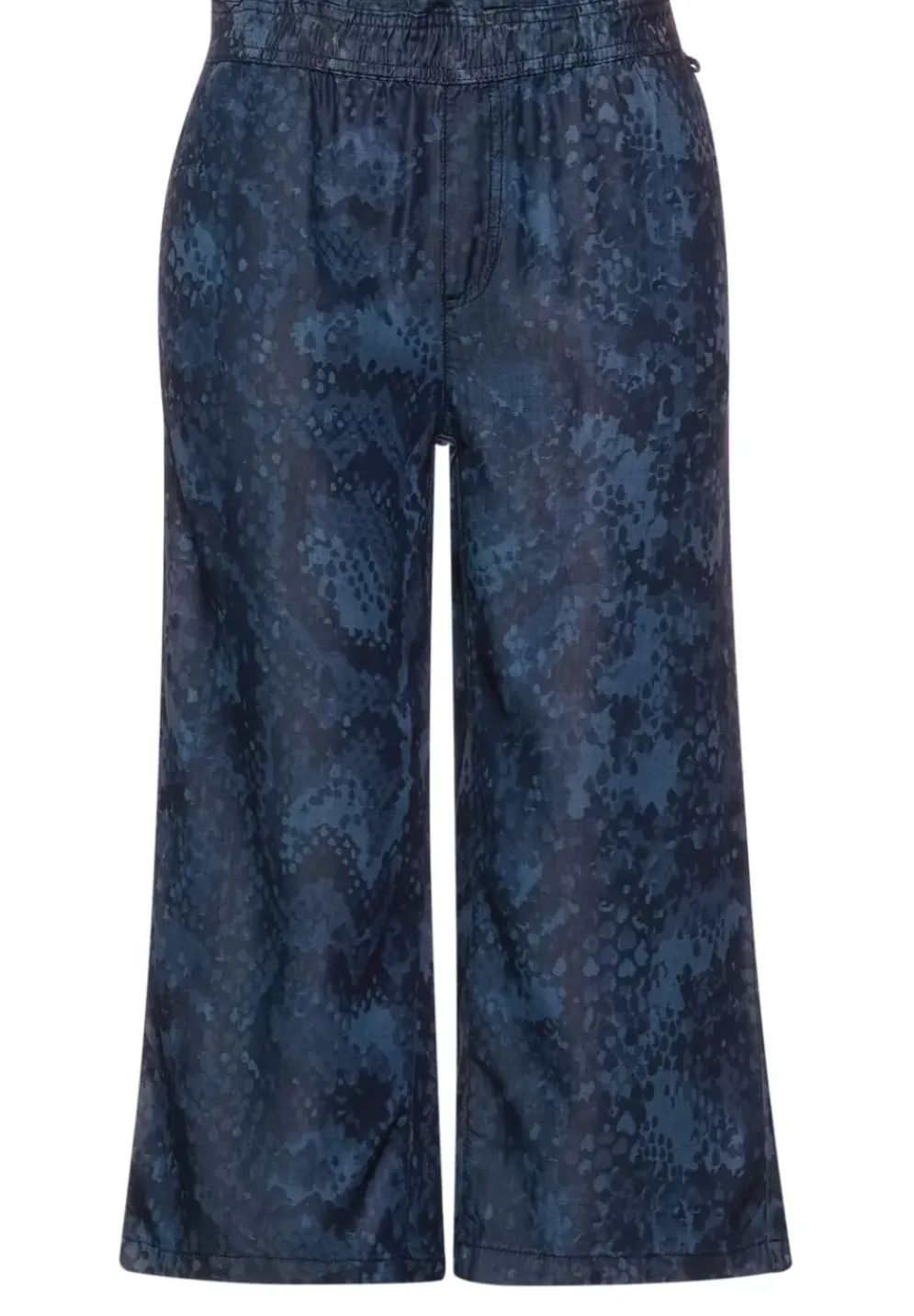 Loose Fit Denim-Culotte