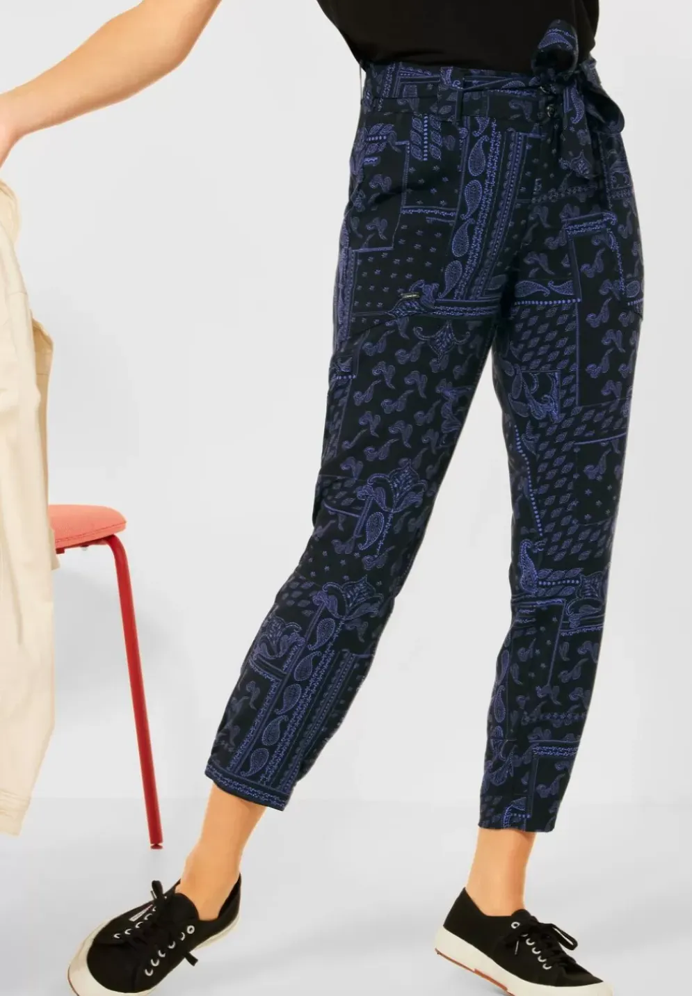 Loose Fit Hose Mit Print