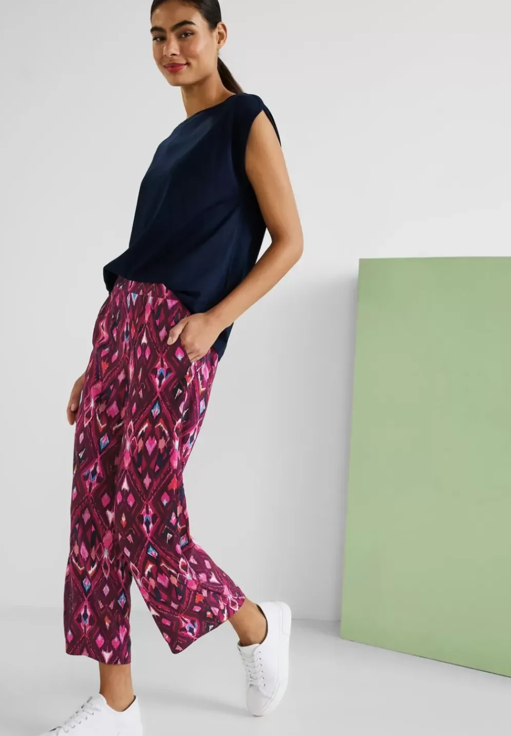 Loose Fit Hose Mit Print