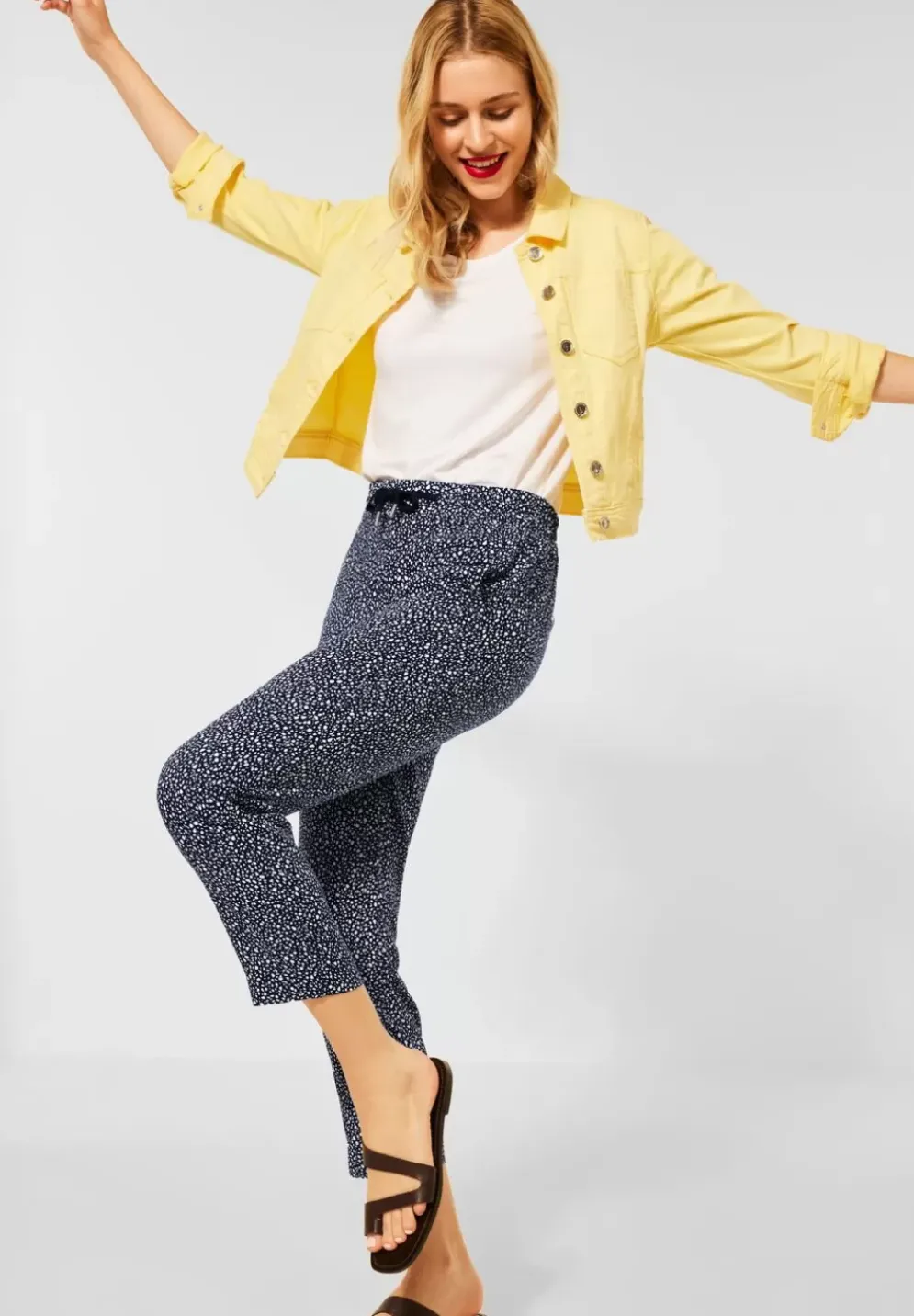 Loose Fit Hose Mit Print