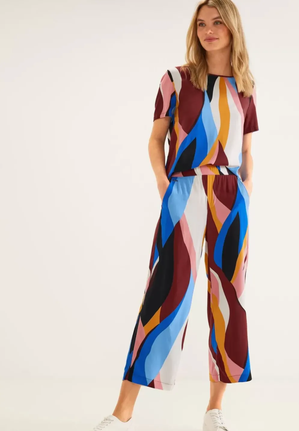 Loose Fit Hose Mit Print