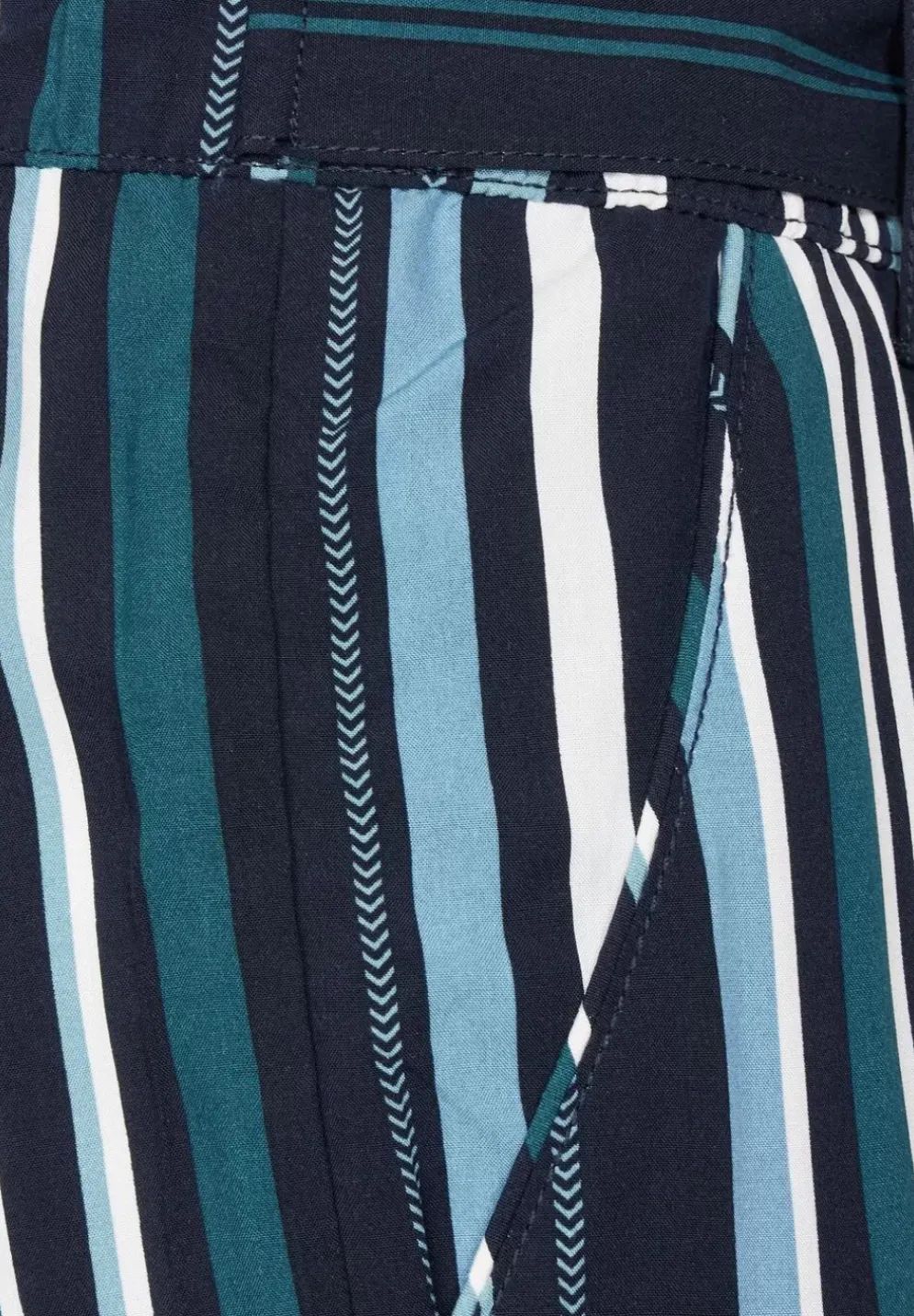 Loose Fit Hose Mit Streifen