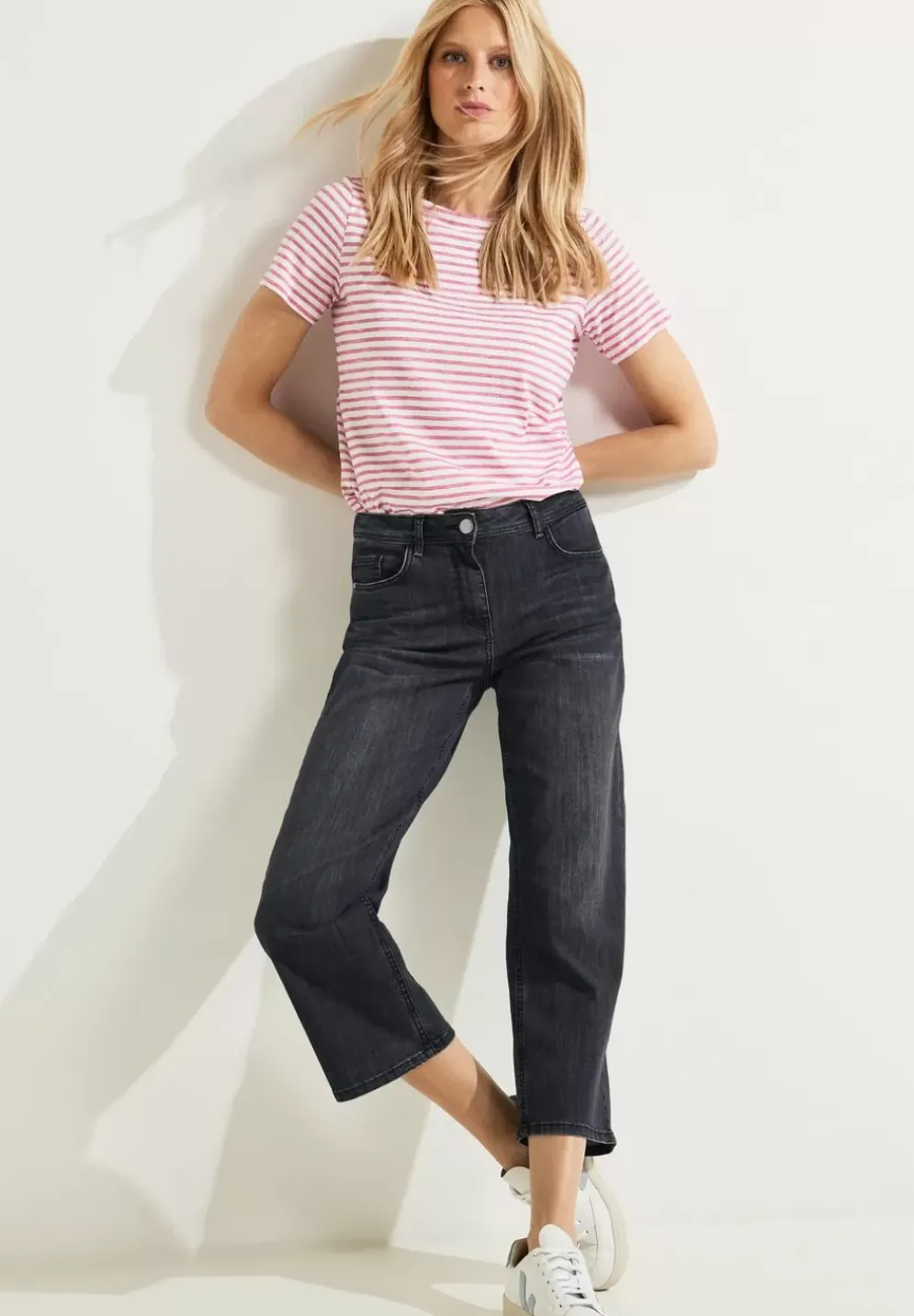 Loose Fit Hose Mit Wide Legs