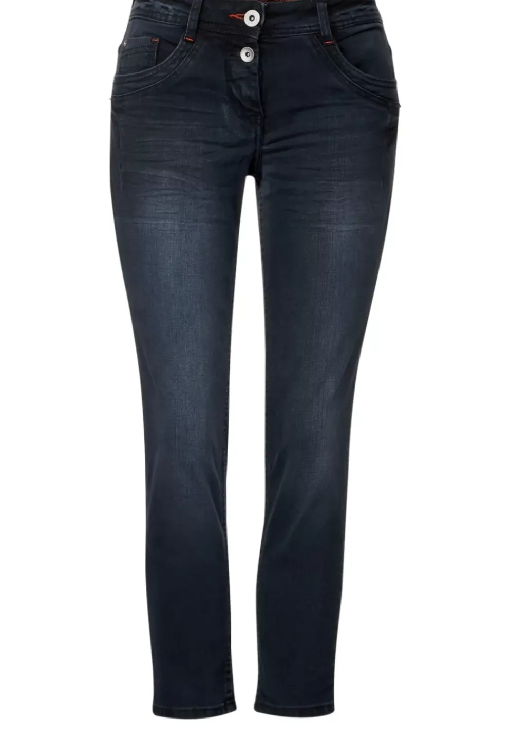Loose Fit Jeans In 7/8