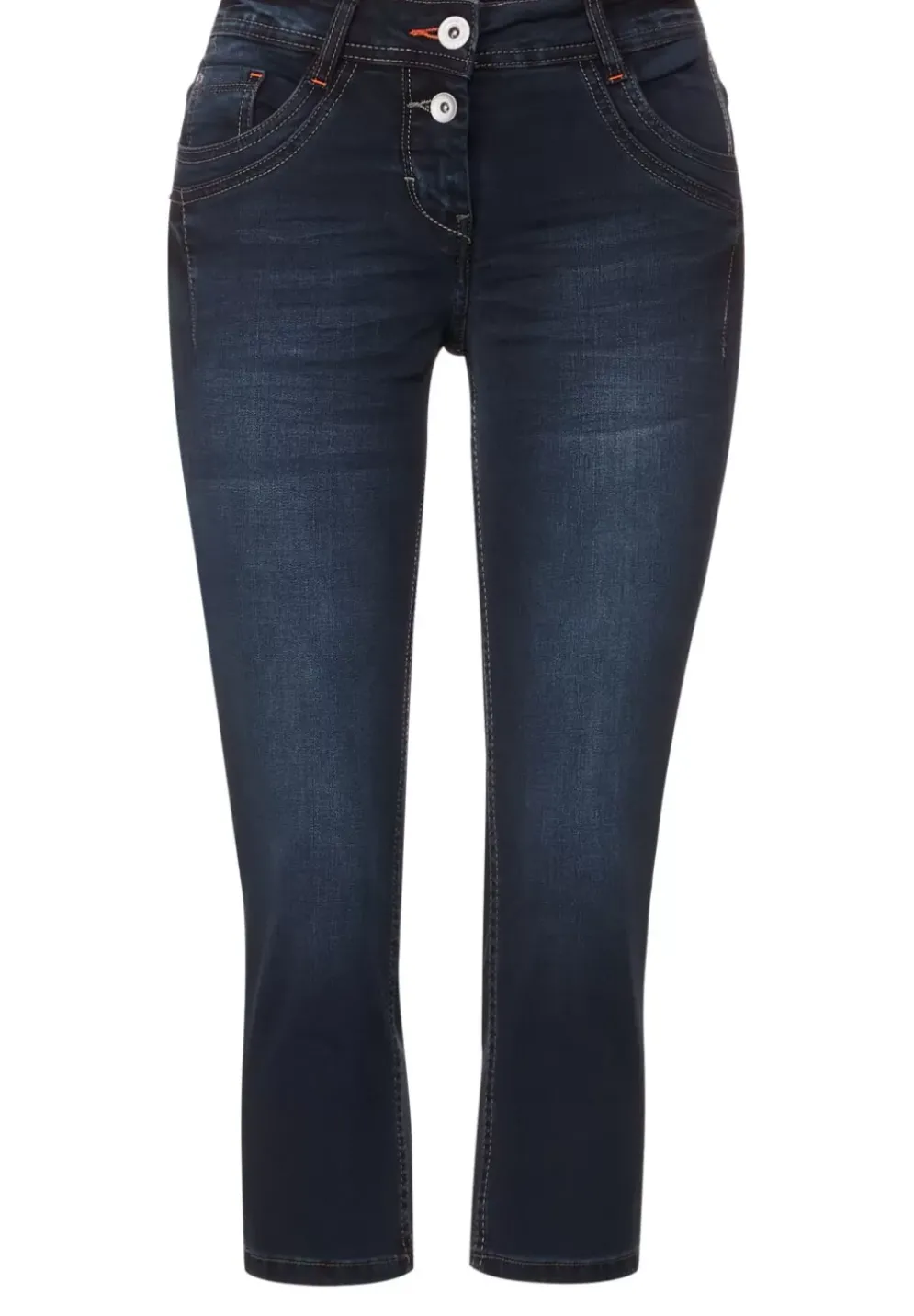 Loose Fit Jeans In 3/4-Lange
