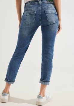 Loose Fit Jeans In 3/4-Lange