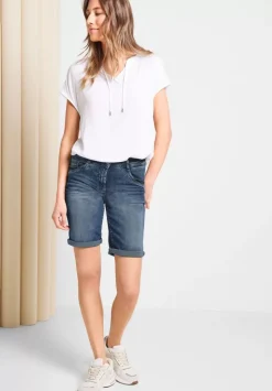 Loose Fit Jeansshorts