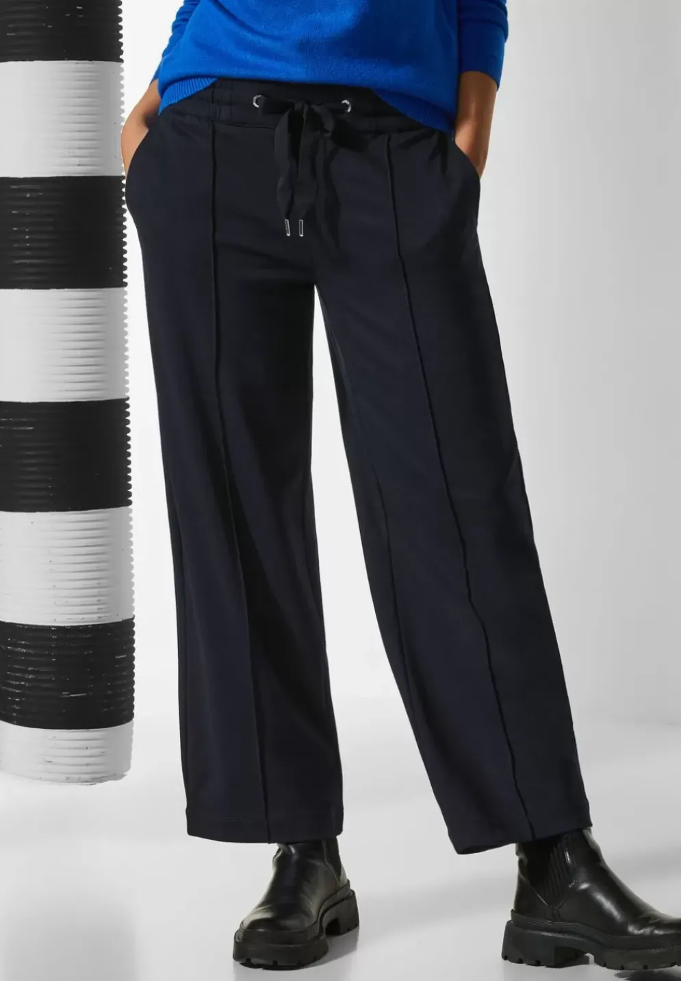 Loose Fit Jerseyhose