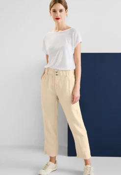 Loose Fit Leinenhose