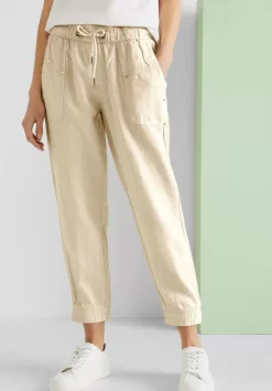 Loose Fit Leinenhose