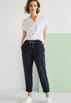 Loose Fit Leinenhose