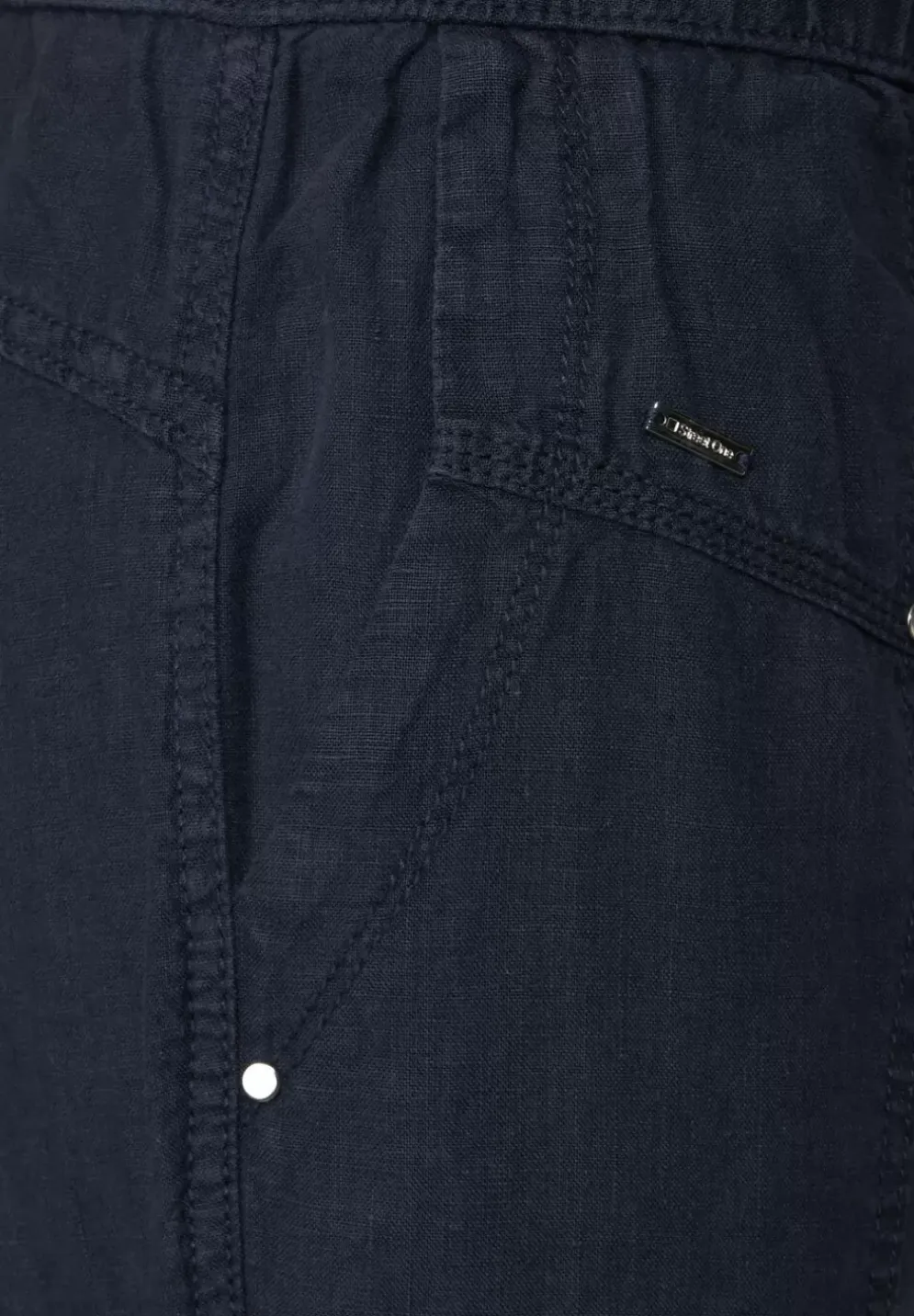 Loose Fit Leinenhose