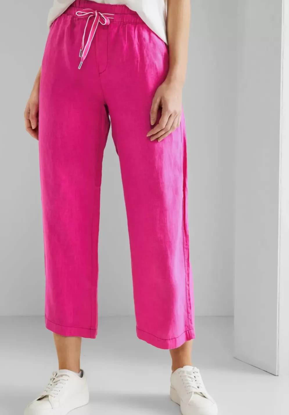 Loose Fit Leinenhose