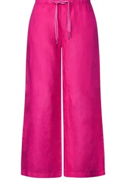 Loose Fit Leinenhose