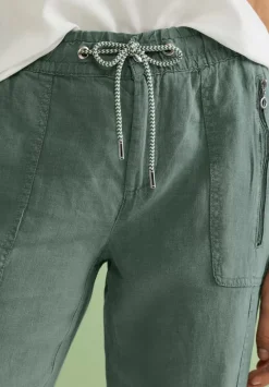 Loose Fit Leinenhose
