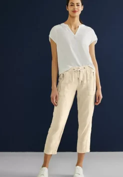 Loose Fit Leinenhose