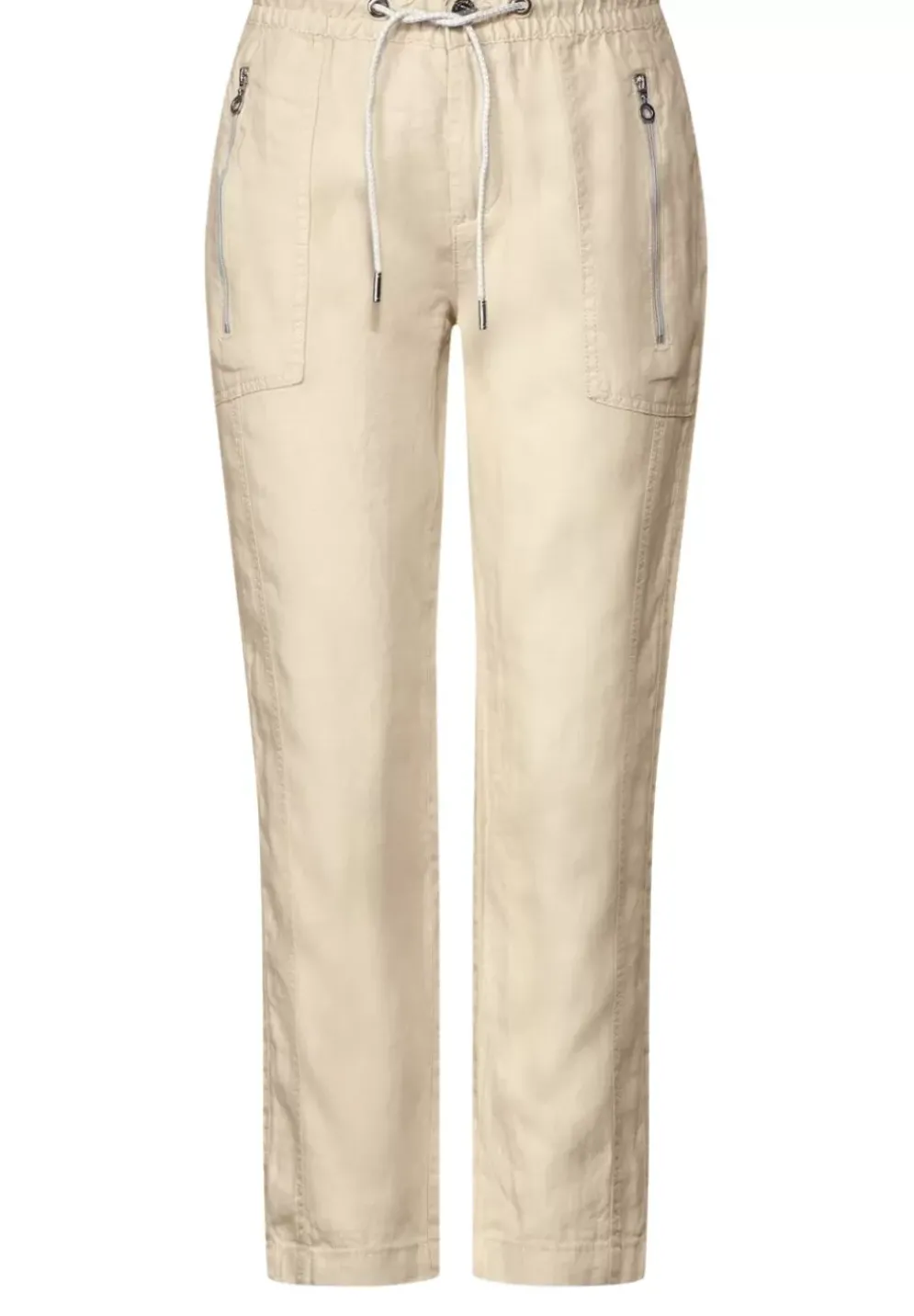 Loose Fit Leinenhose