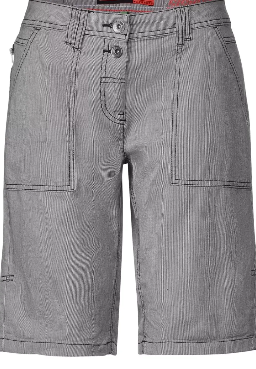 Loose Fit Streifenshorts