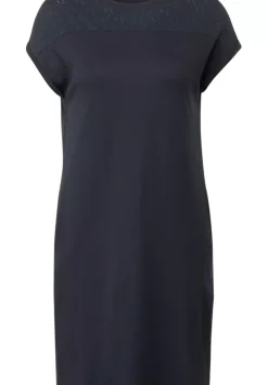Materialmix Kleid