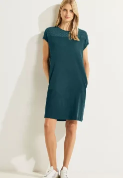Materialmix Kleid