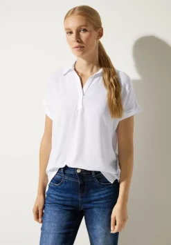 Materialmix Poloshirt