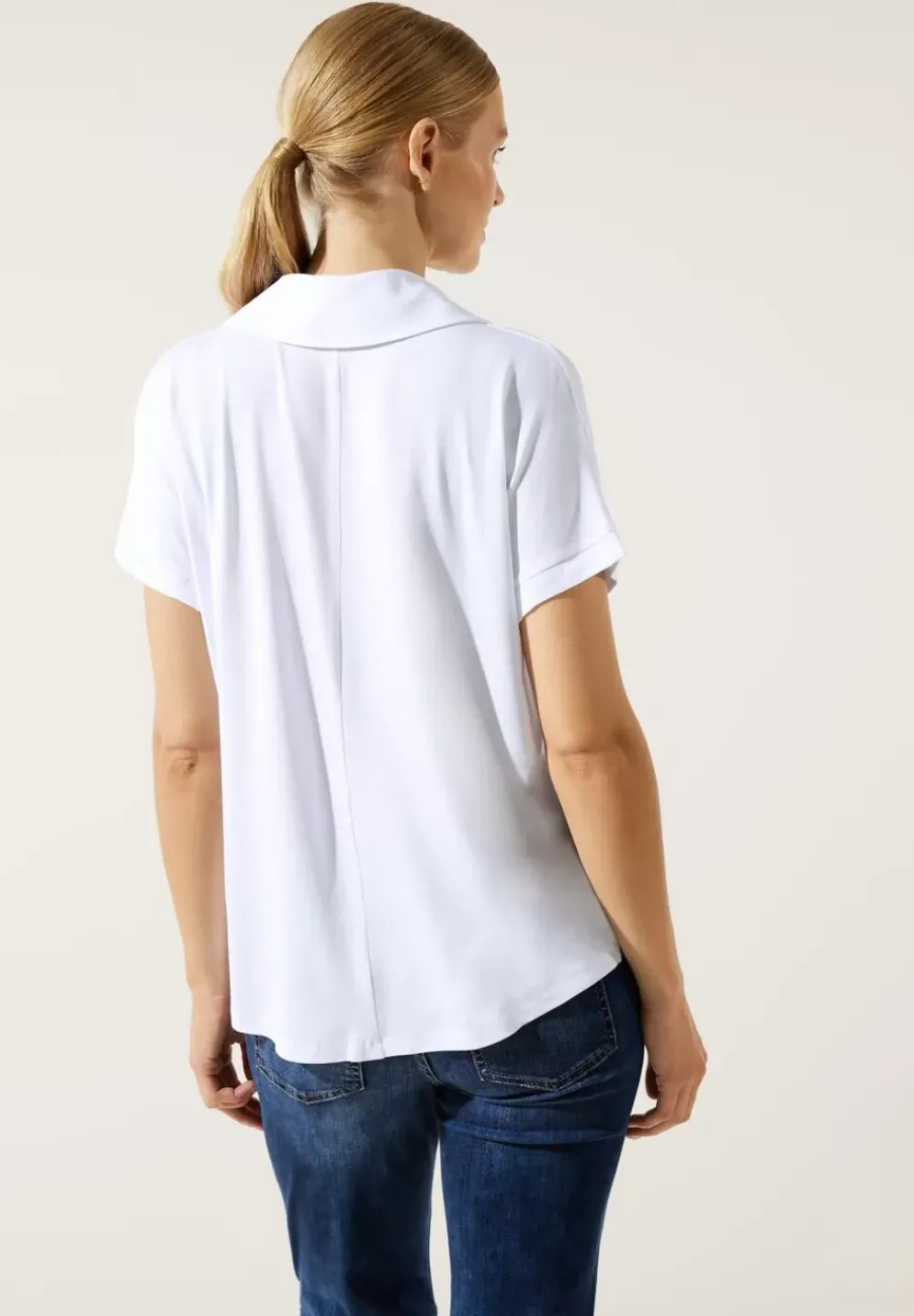 Materialmix Poloshirt