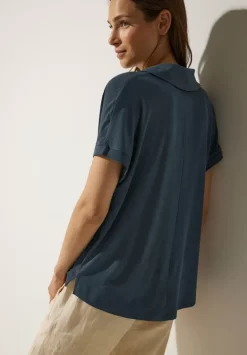 Materialmix Poloshirt
