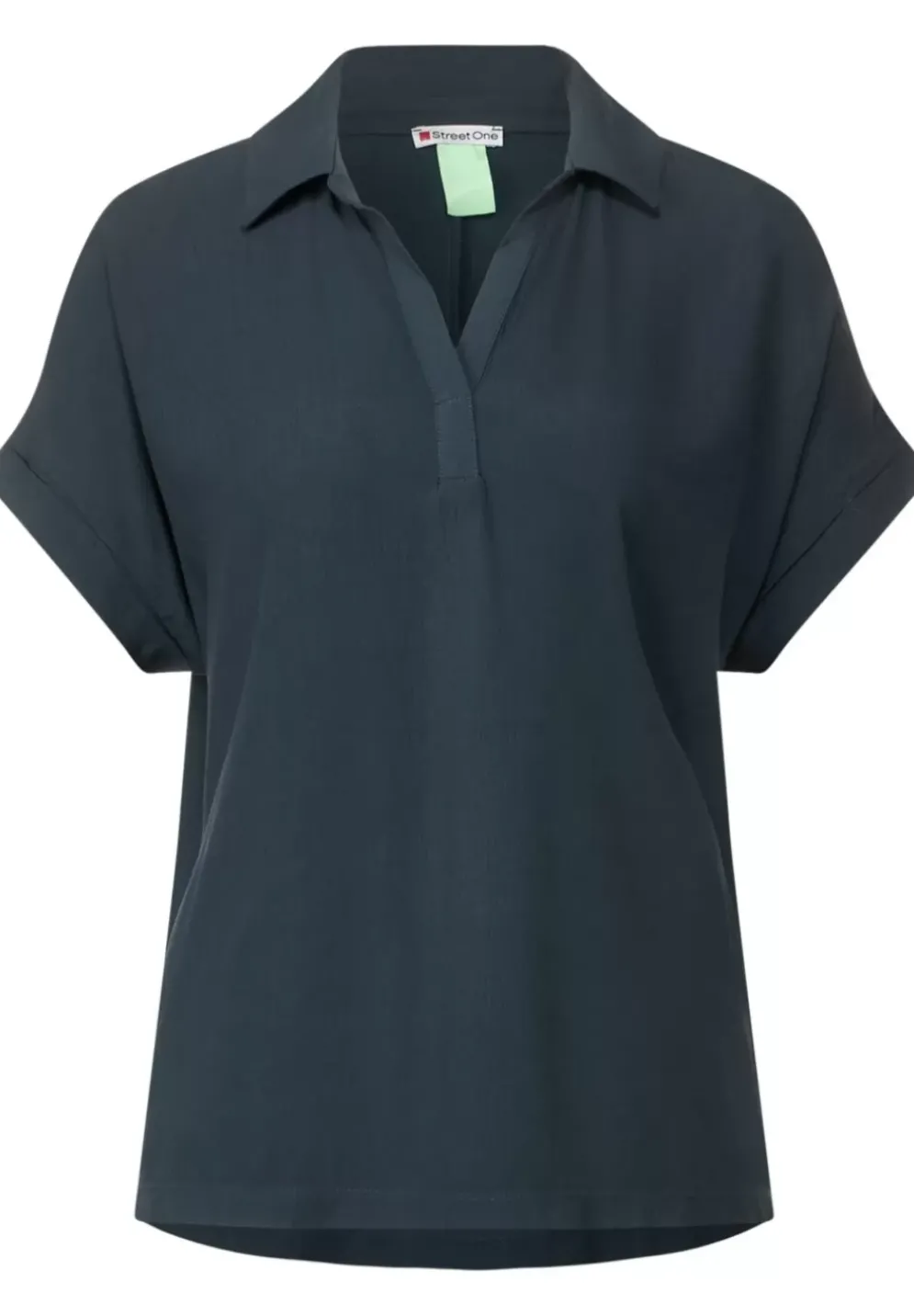 Materialmix Poloshirt