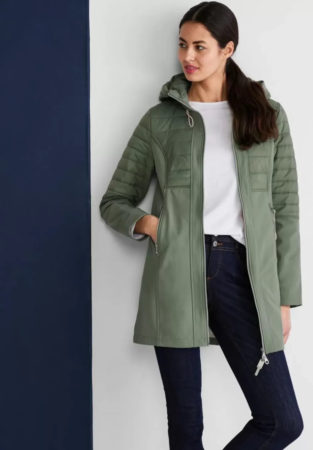 Materialmix Softshelljacke