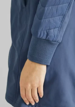 Materialmix Softshellmantel