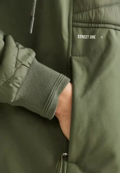 Materialmix Softshellmantel