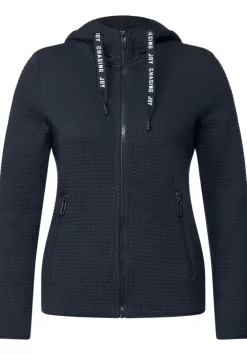 Materialmix Sweatjacke