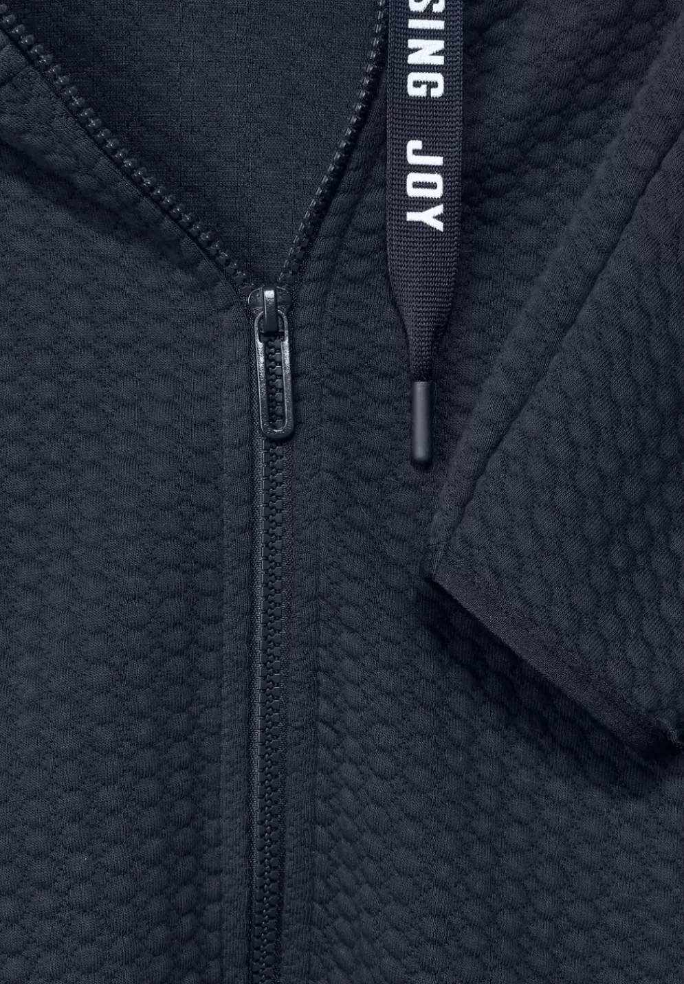 Materialmix Sweatjacke
