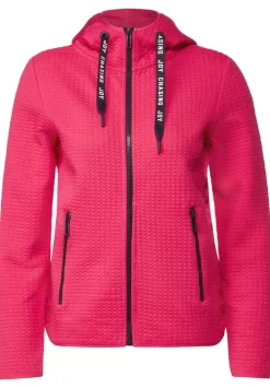 Materialmix Sweatjacke