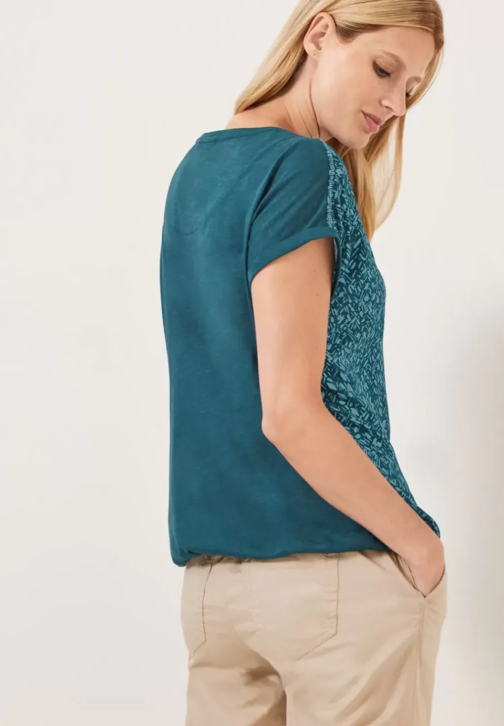 Materialmix T-Shirt