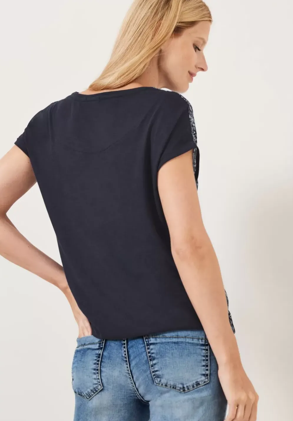Materialmix T-Shirt