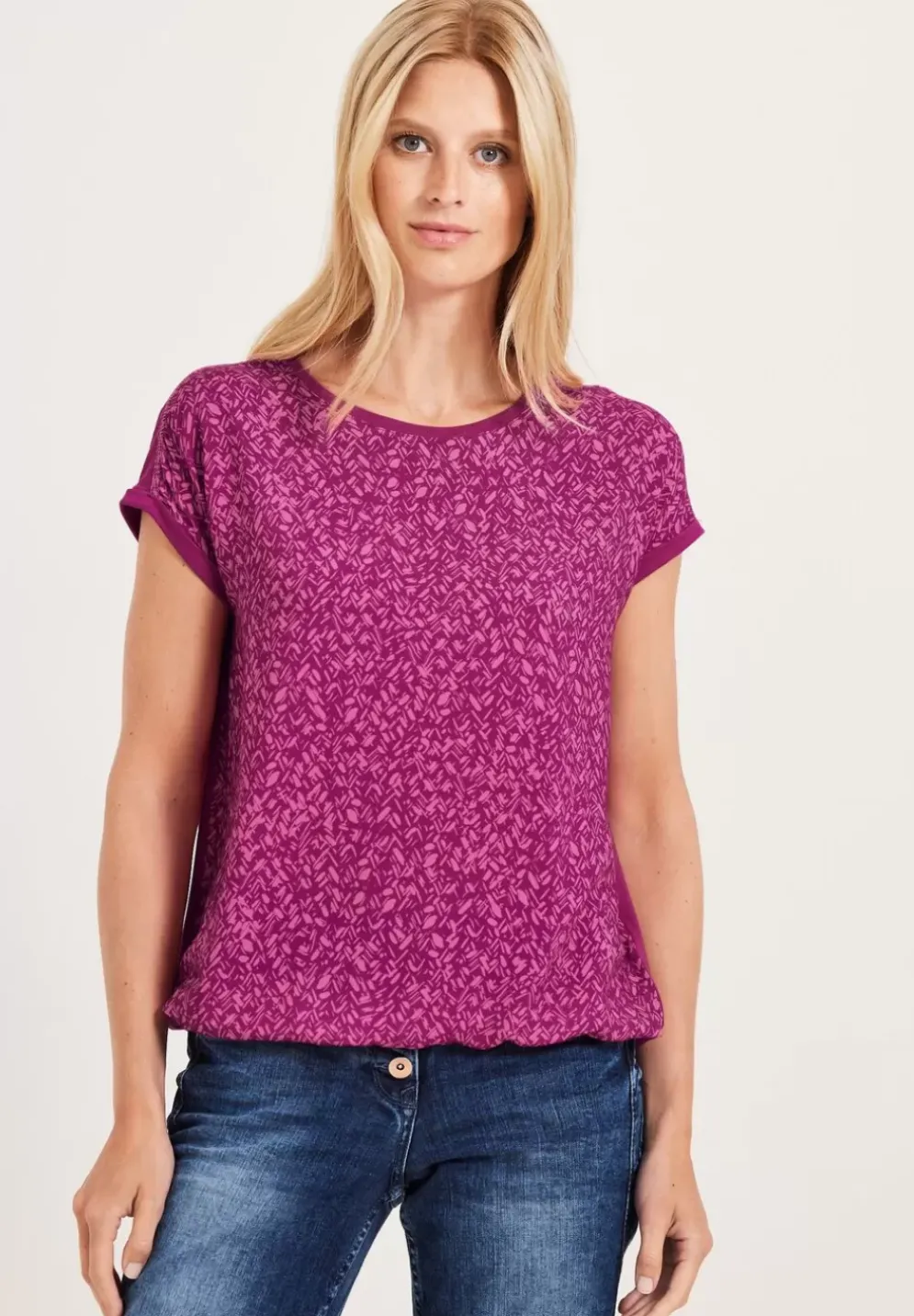 Materialmix T-Shirt